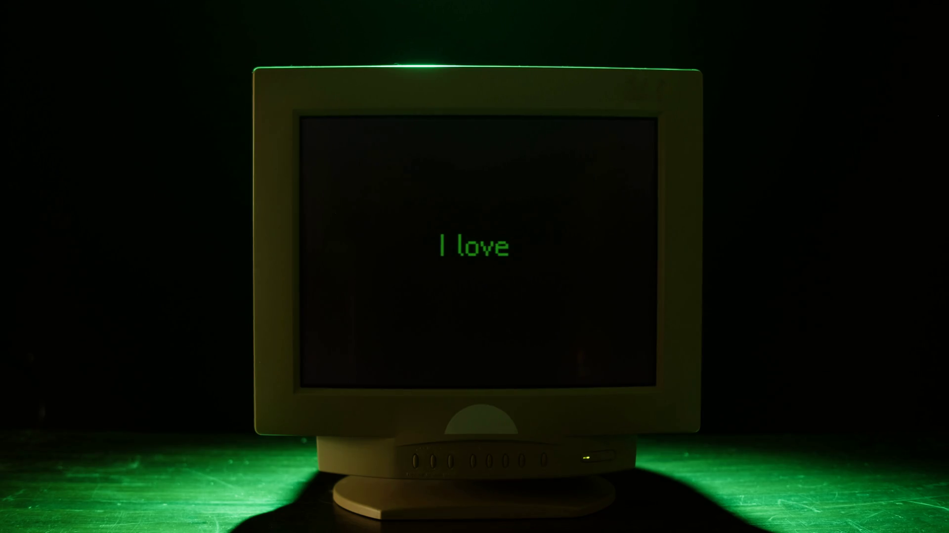 Retro Pc With Loading Code Console Stock Footage SBV-351977825 ...