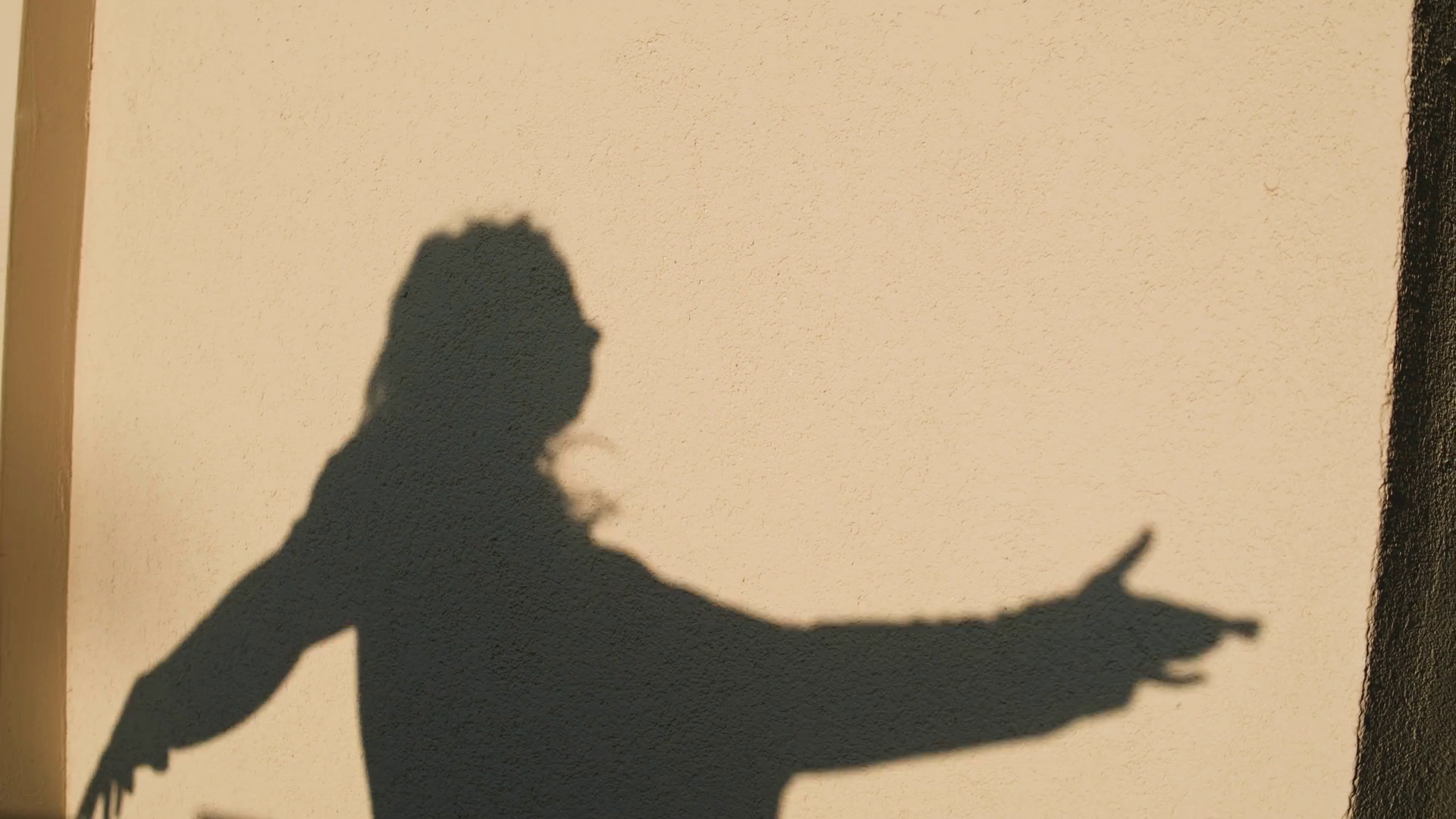 Shadow Of Young Woman Dancing Hip Hop Dance Stock Footage SBV-347796318 ...