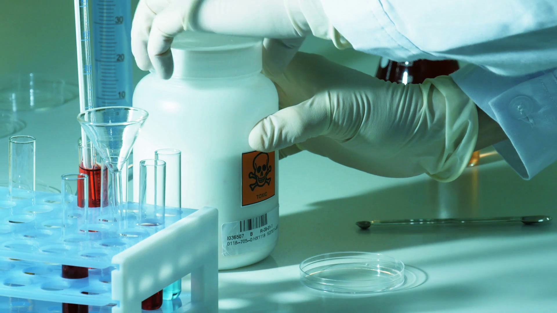 Researcher Mixes Toxic Substances In Stock Footage SBV322572166