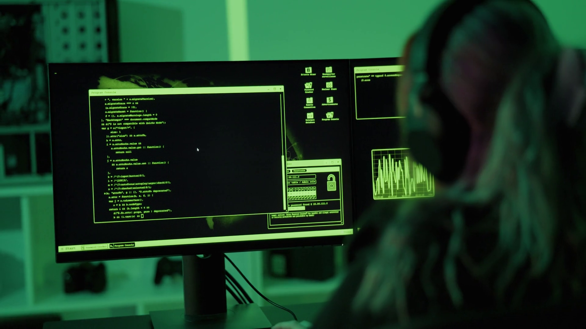 Cyber Security Hacker Code - Harmful Stock Footage SBV-348626007 ...
