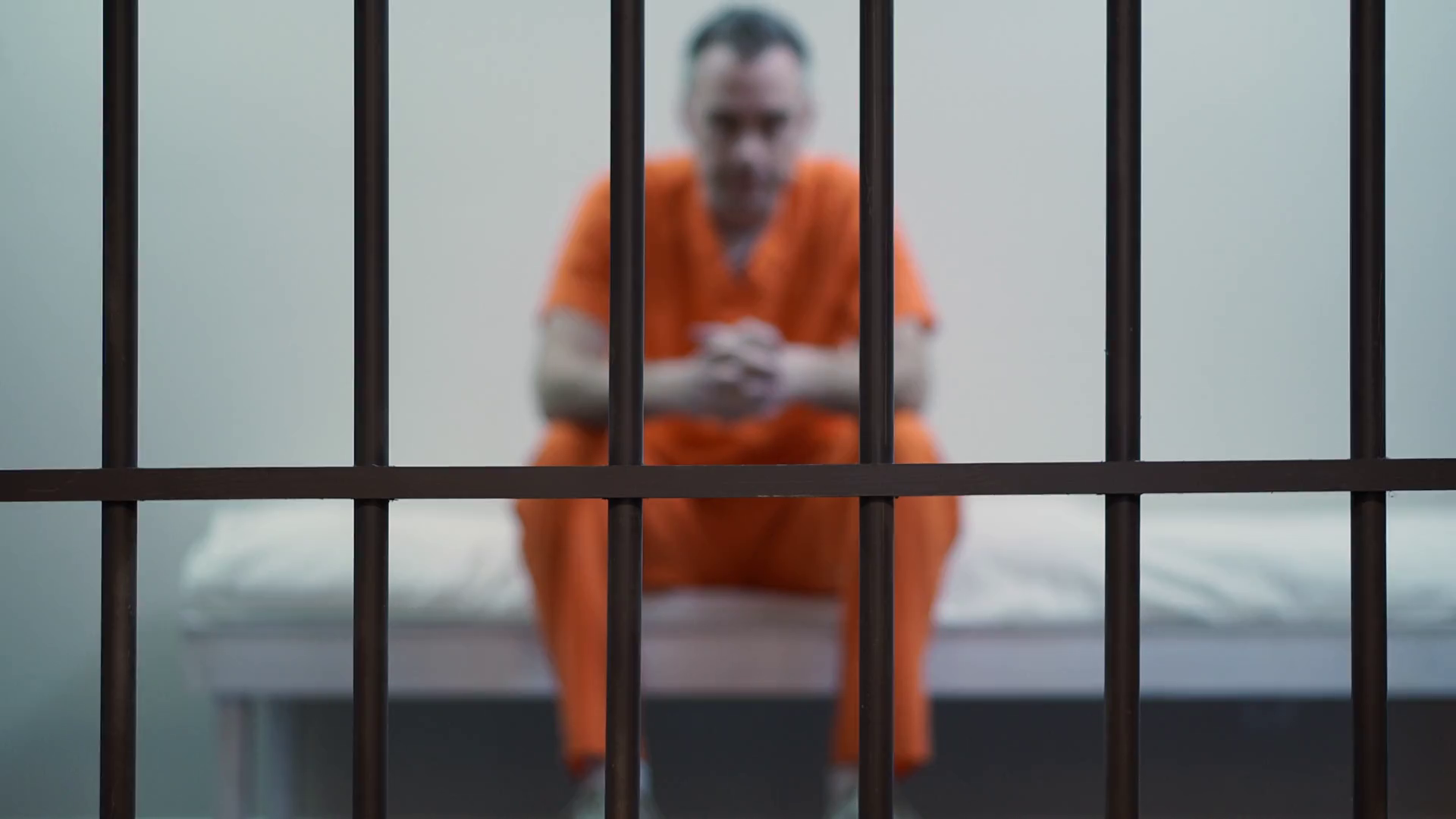 Scene of an inmate in a jail or prison Stock Video Footage 00:20 SBV ...