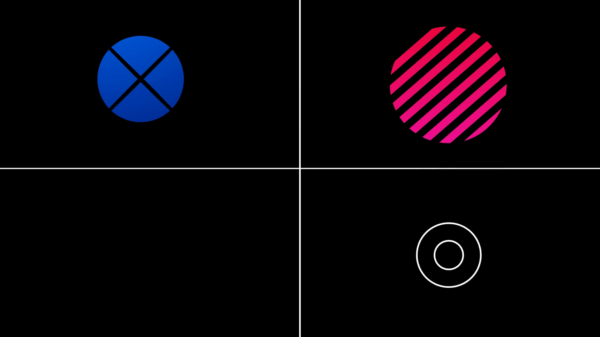 4 In 1 Useful Shape Elements Motion Graphics Stock Motion Graphics SBV