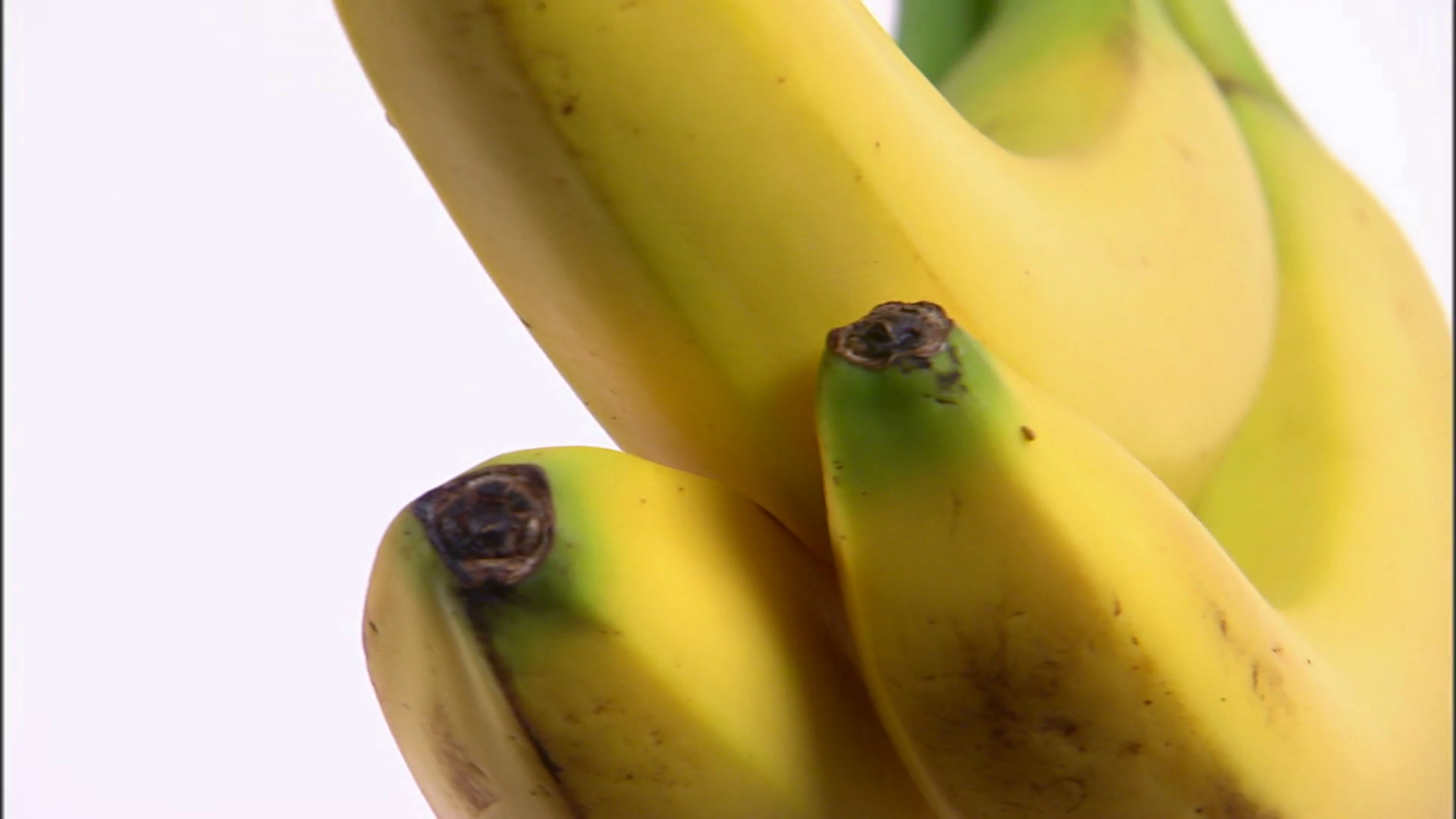 Bananas Rotating on White Background 2 Stock Video Footage 0010 SBV