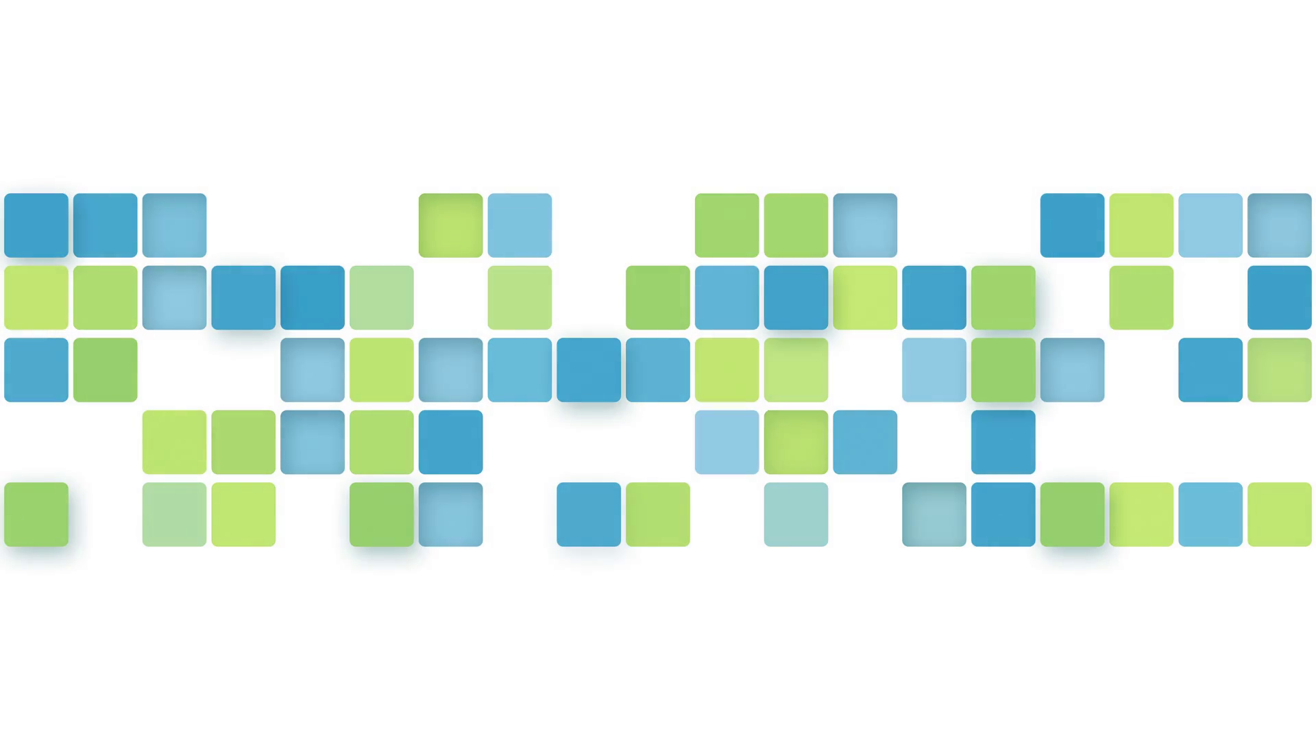 Blue Green Boxes Computer Generated Seamless Stock Motion Graphics SBV