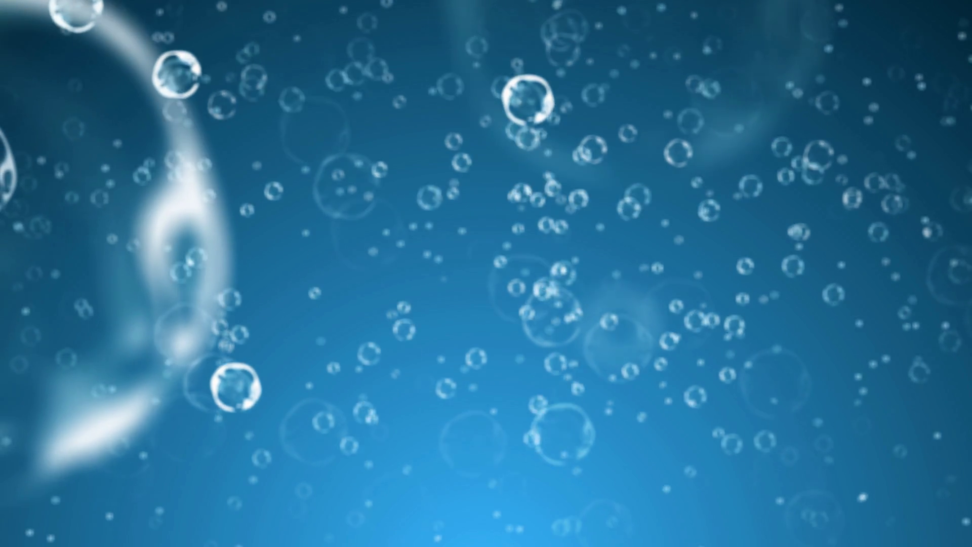 Bubbles Rising Up Over Blue Background Stock Motion Graphics SBV ...