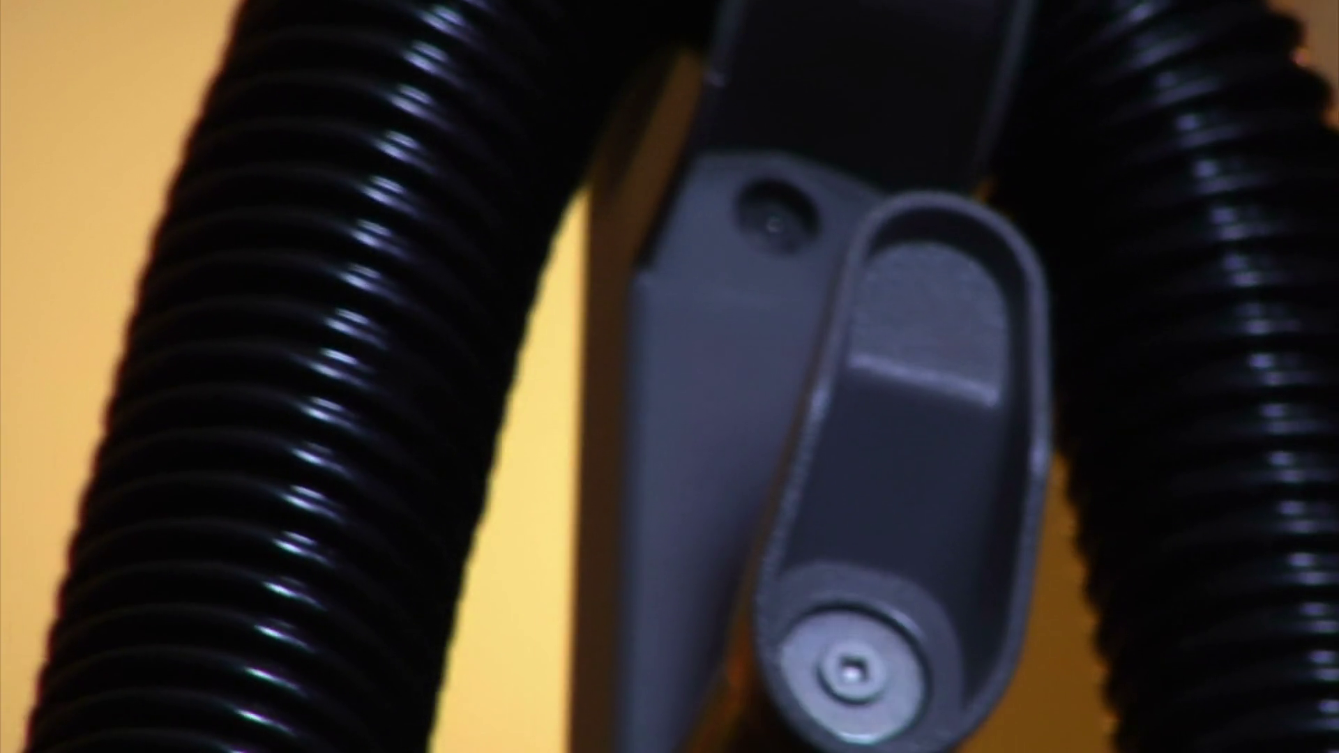 Closeup On Vacuum Cleaner Electrical Cord Stock Video Footage 0031