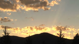 Colorado Summer Sunset and Mountain Skyline 3