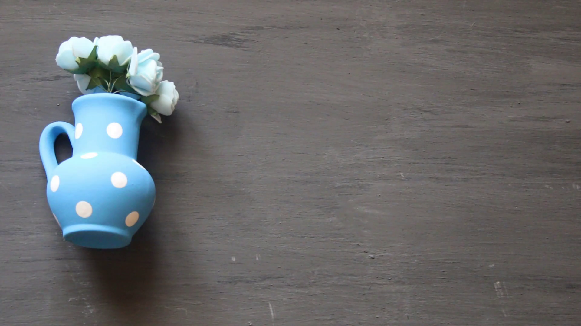 floral background, flowers in blue vase Stock Video Footage 00:11 SBV