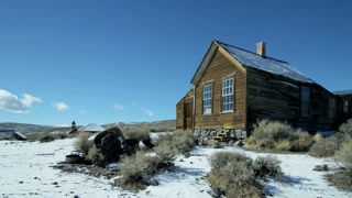 Ghost town desolate house