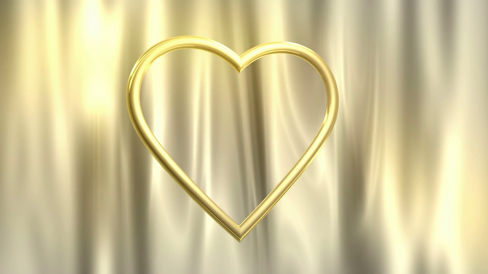 Golden Heart Spinning Stock Motion Graphics SBV-300151809 - Storyblocks