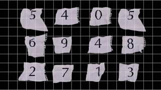 Graph Paper Numbers