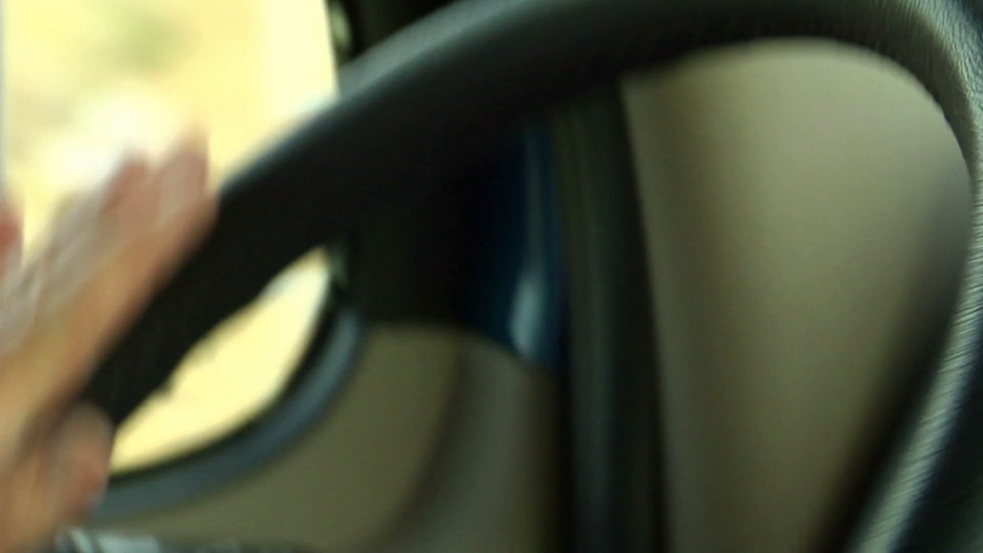 Hands Turning Steering Wheel Stock Video Footage 0017 SBV300150983