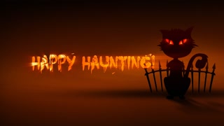 Haunting Cat Halloween