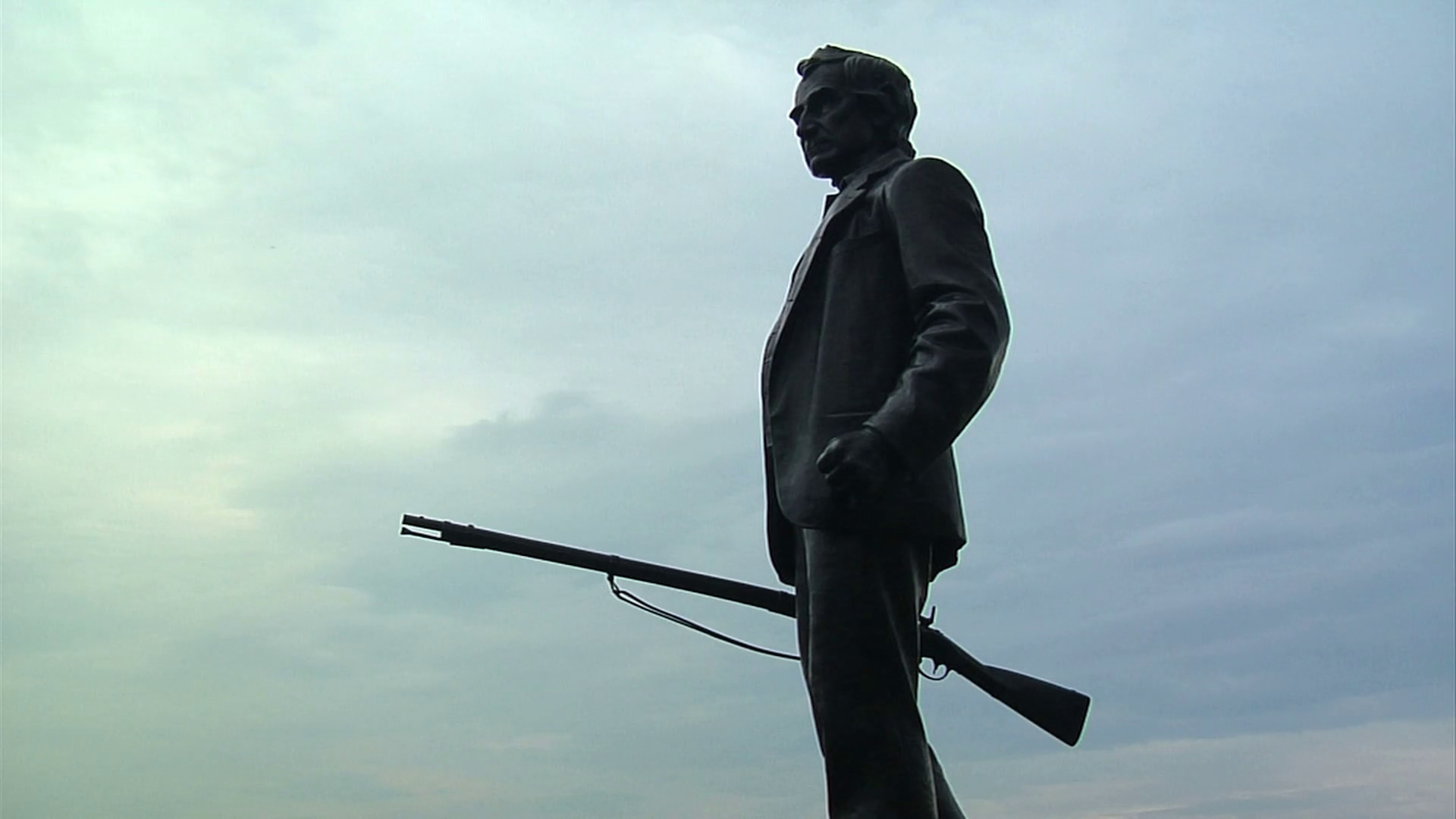 Hero of Gettysburg John Burns Monument Stock Video Footage 0018 SBV