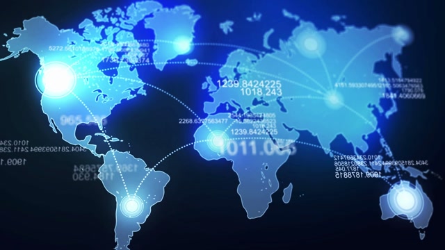 World Map Animation | Space motion backgrounds - Storyblocks
