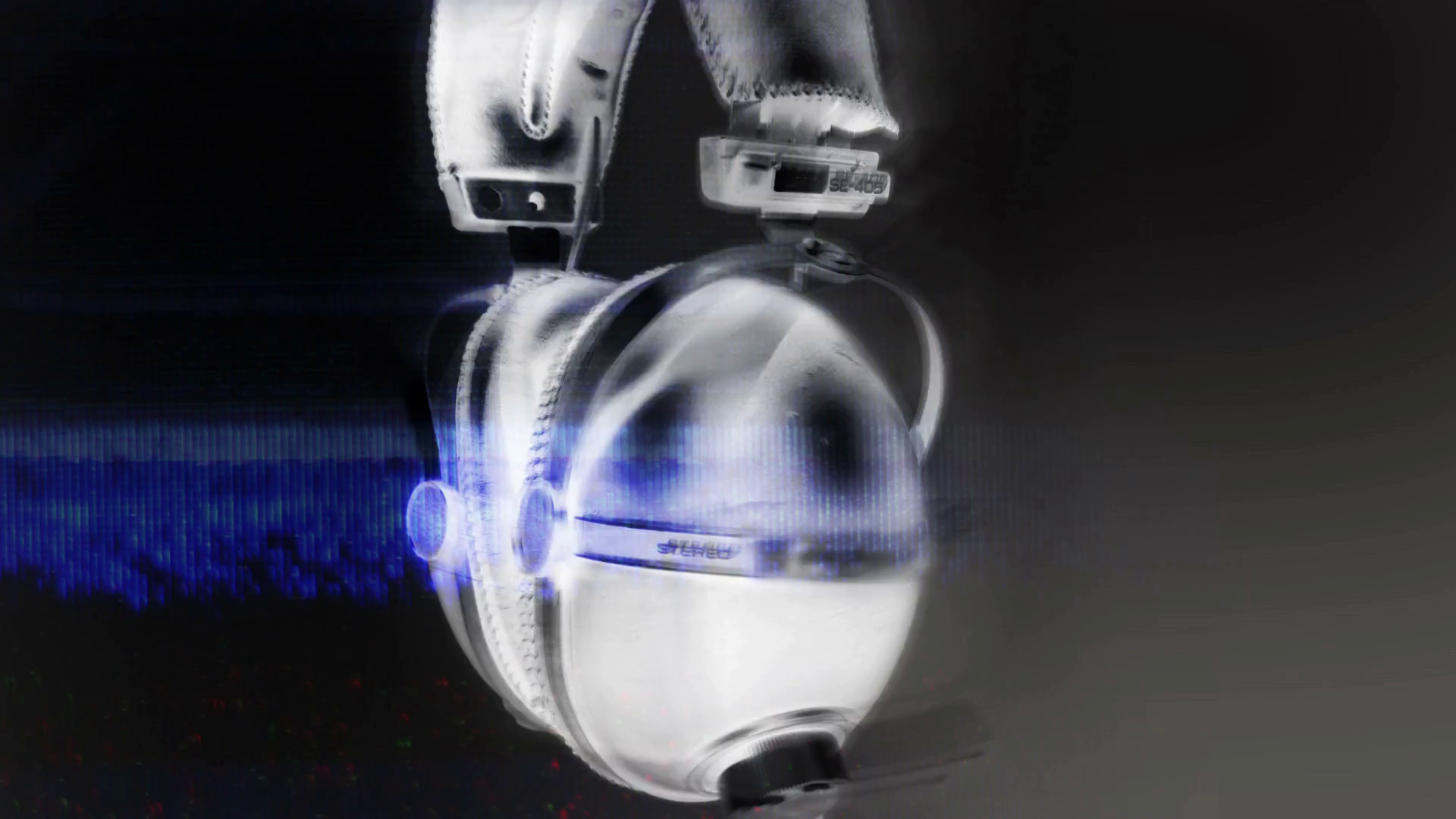 Inverse Glitch Headphones Motion Background 0006 SBV300185977