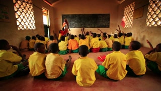 Kenya Classroom Filled with Students 2