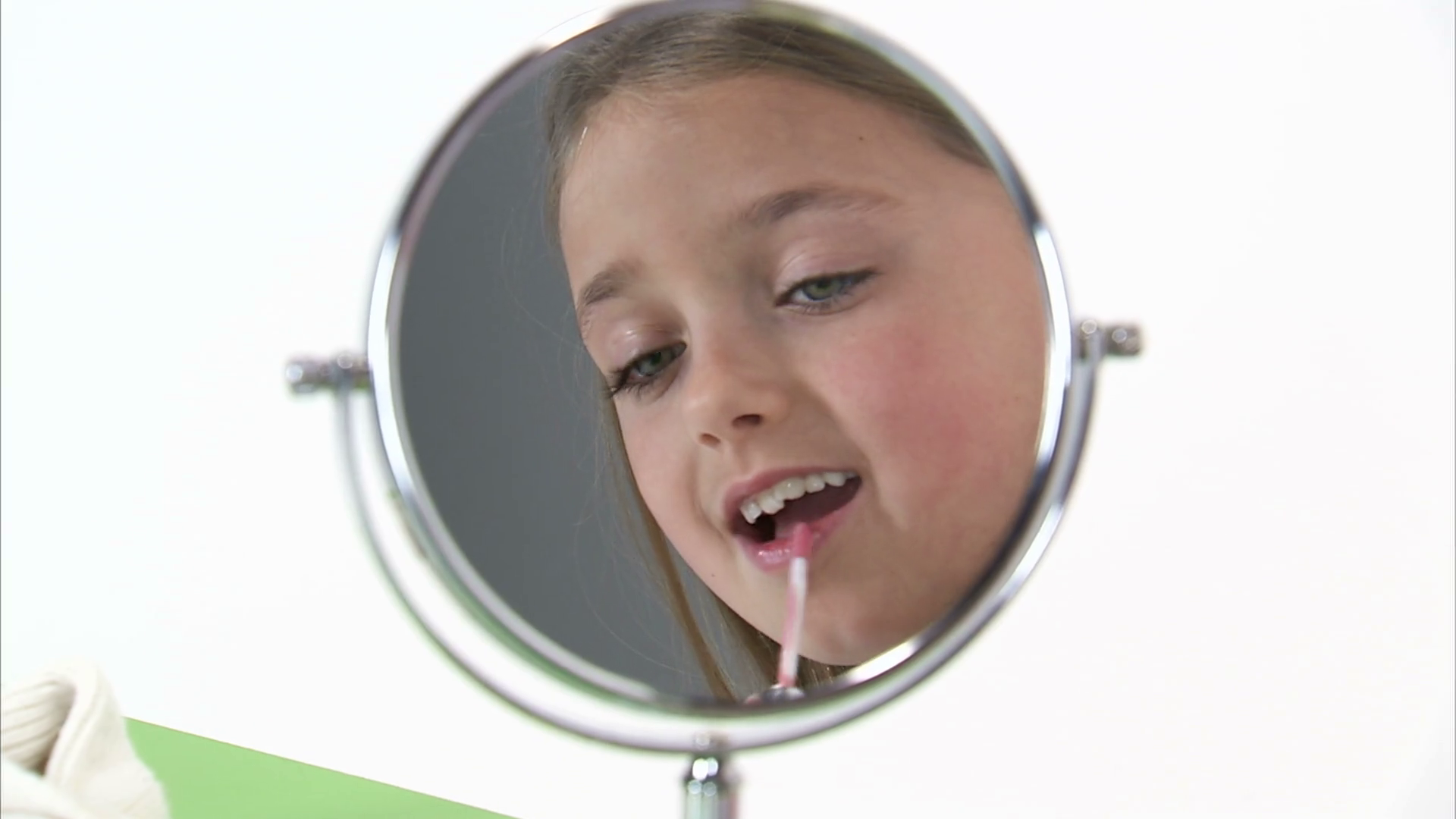 Child Applying Lip Gloss Stock Footage SBV300066287 Storyblocks