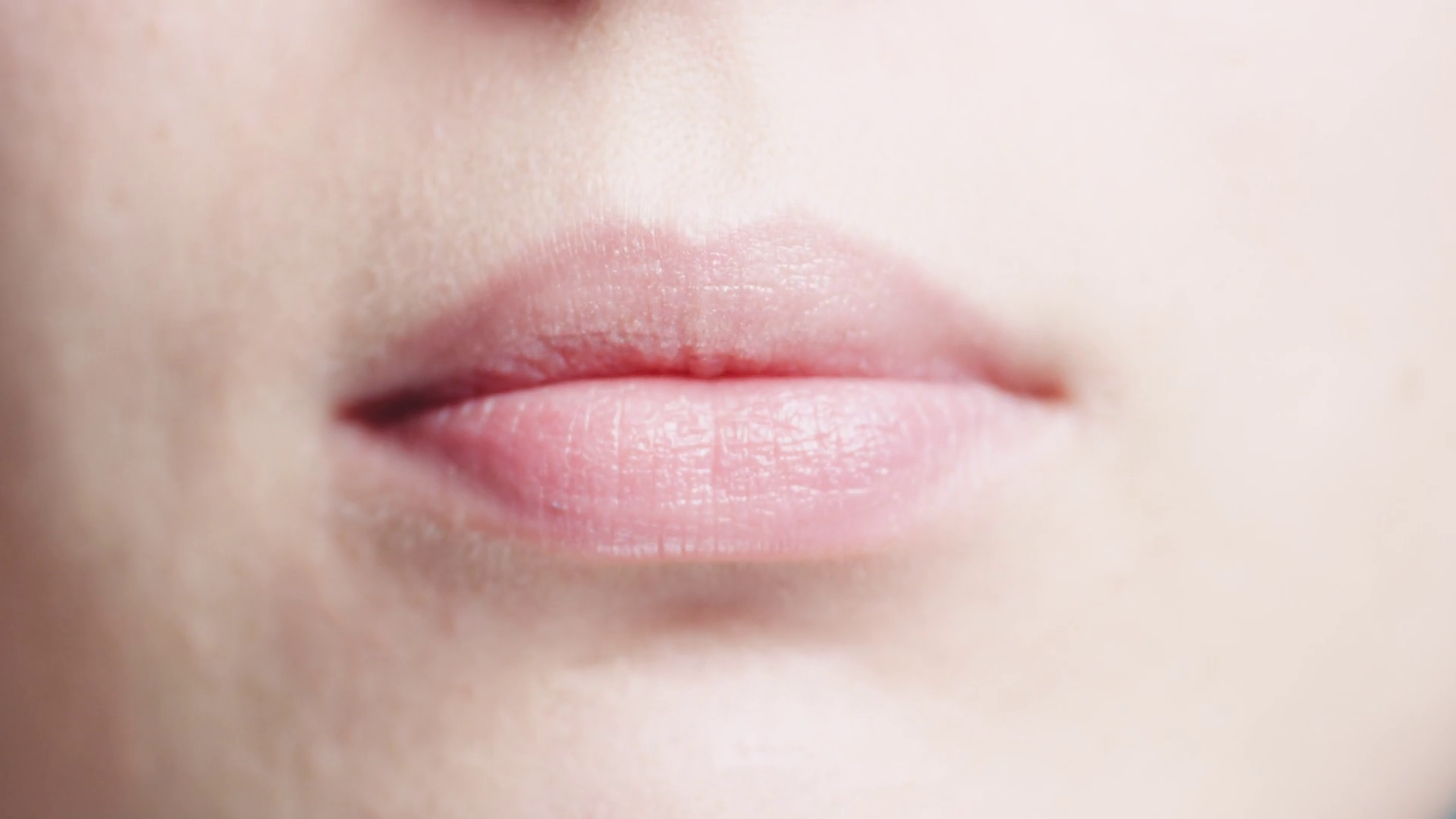 Macro Closeup Of Lips Slow Motion 120 Fps Stock Footage SBV304886397