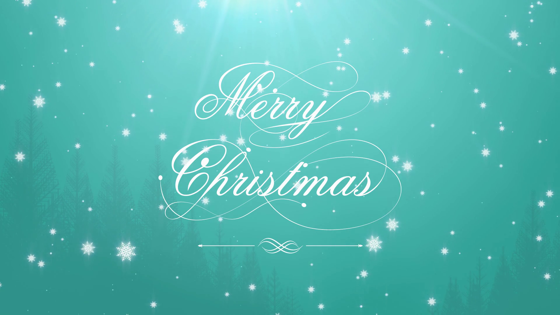 Merry Christmas Green Background Stock Motion Graphics SBV-300214543