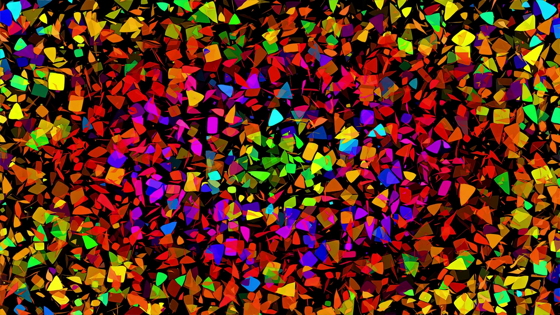 Multi Colored Abstract Mosaic Textured Background Loop Motion