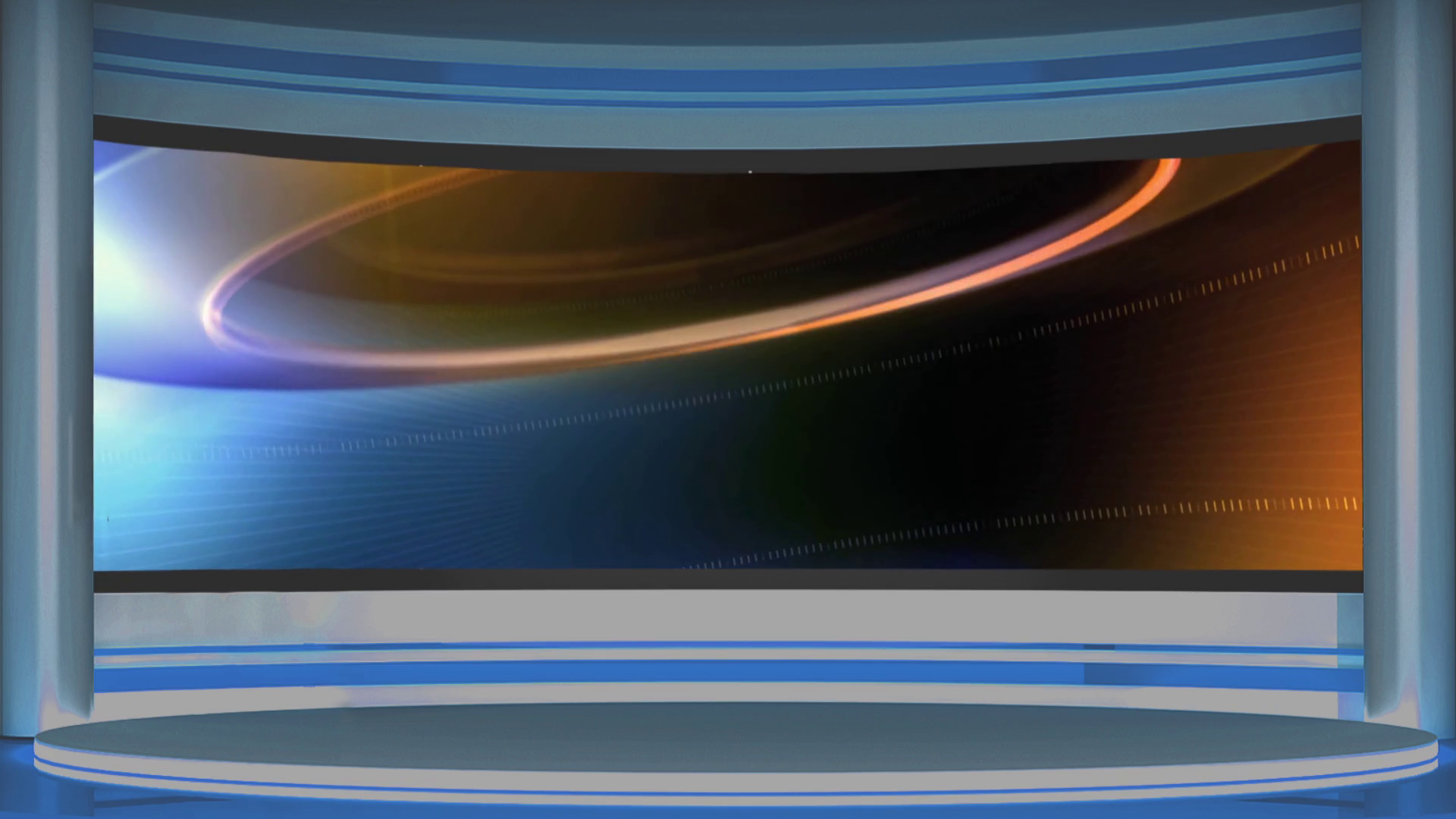 News TV Studio Set 54 - Virtual Green Screen Background Loop Stock