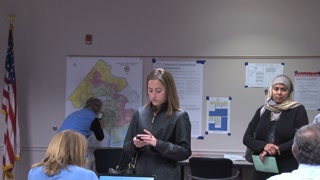 People Checking in at Voting Location 2