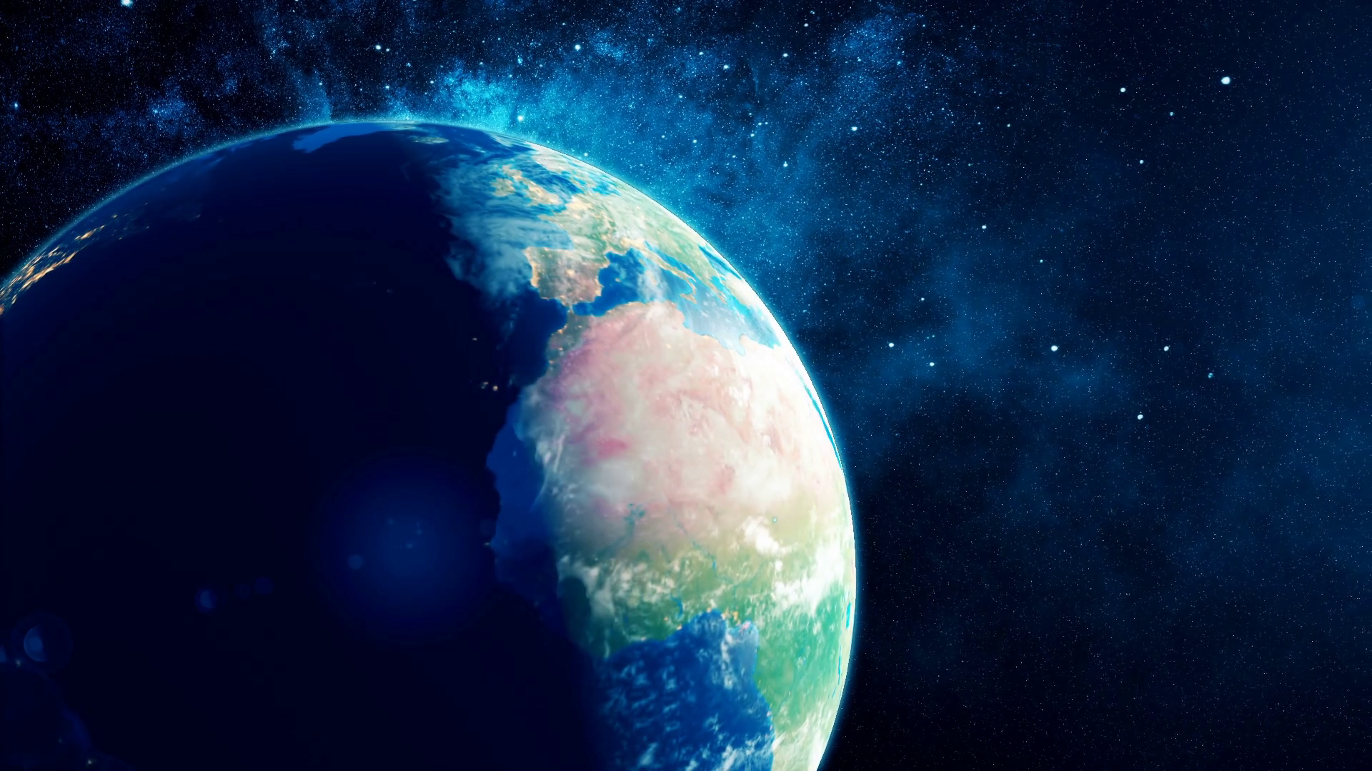 Realistic Planet Earth From Space Stock Motion Graphics SBV-312486283 ...