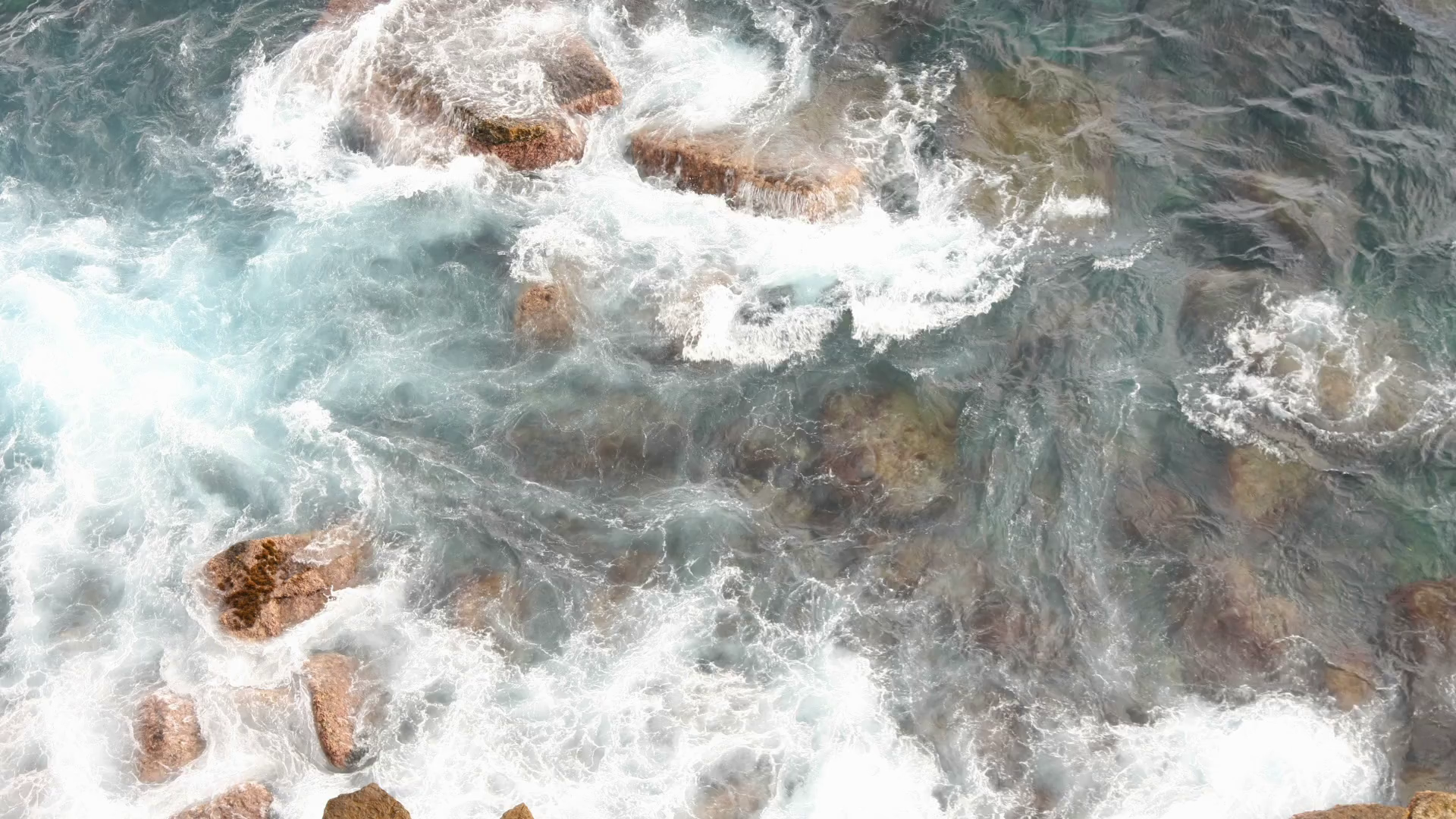 Rushing Water Rocks Stock Motion Graphics SBV-300190507 - Storyblocks