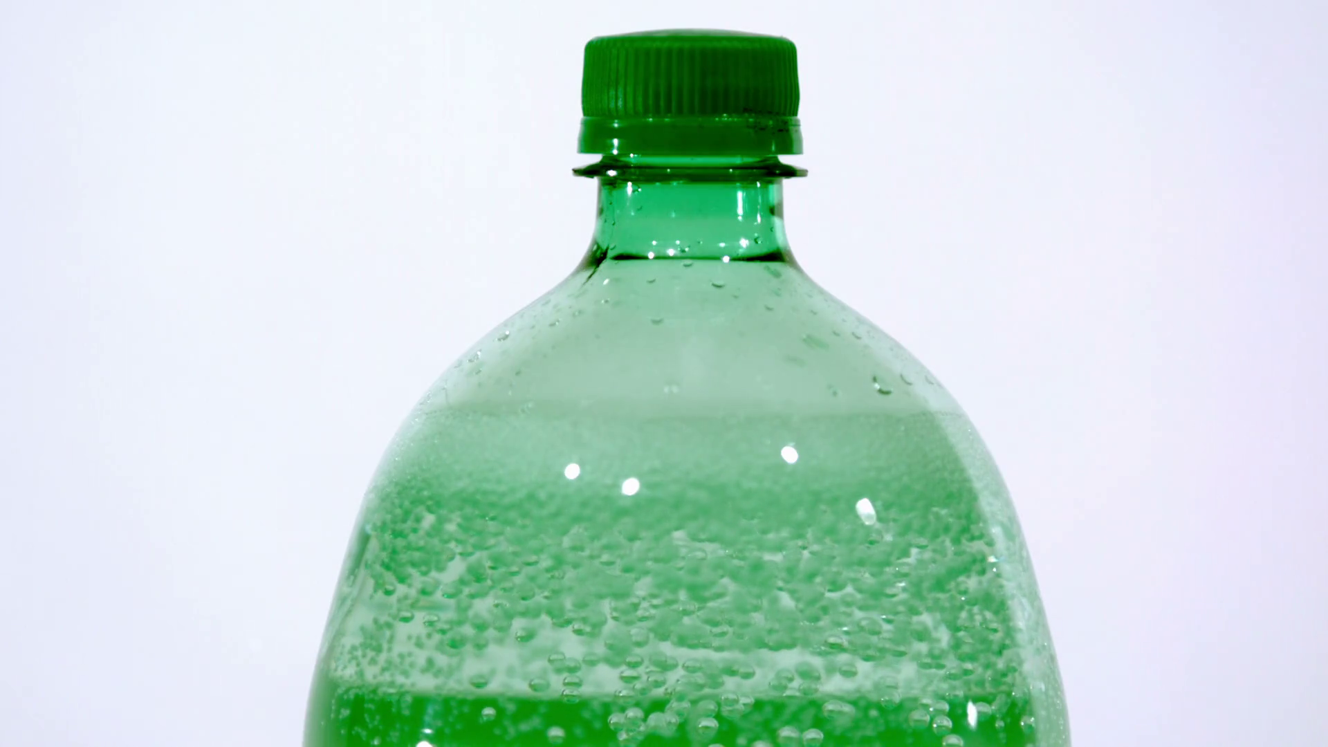 Slow Motion Bubbles In Soda Bottle 2 Stock Video Footage 0013 SBV