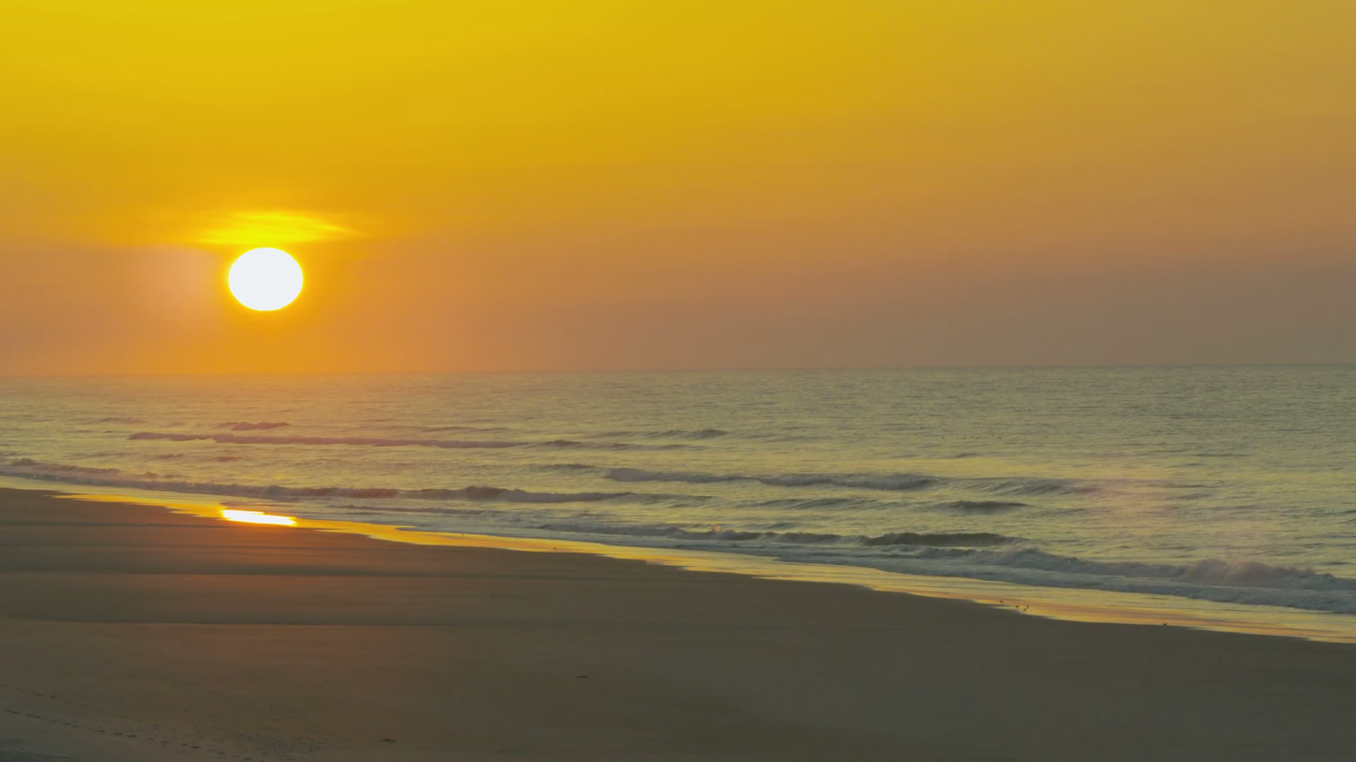 Sunset On Beach Clean Shot Stock Footage SBV300203512 Storyblocks