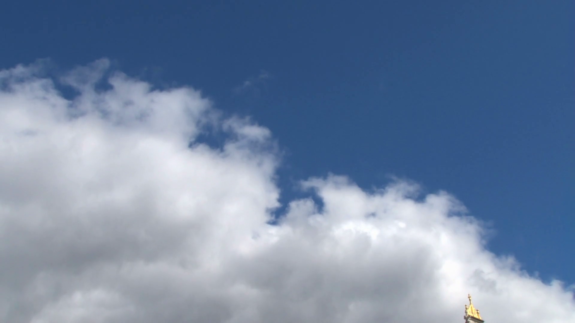 Tilt Down Cloudy Sky Over London Tower Bridge Stock Footage SBV