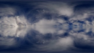 Time Lapse Fisheye Clouds 14