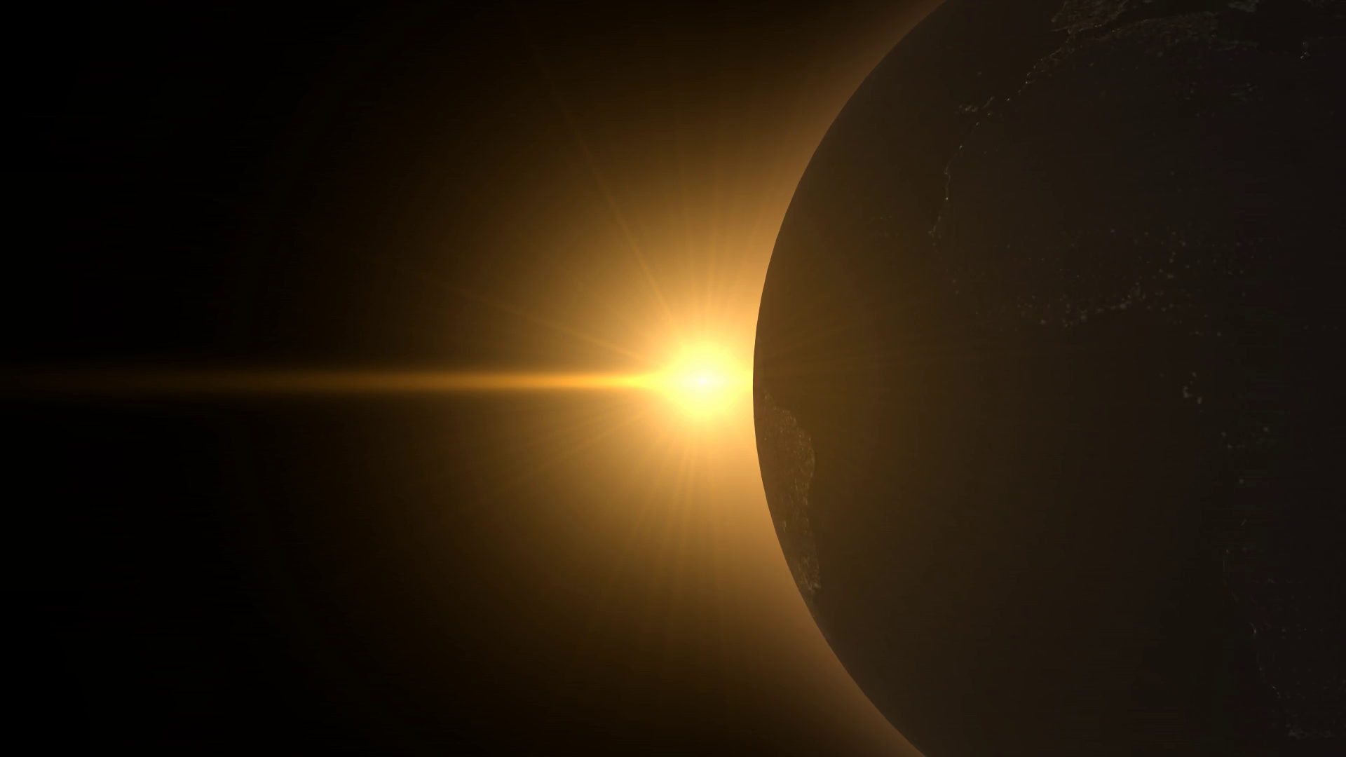 Transparent Alpha Channel Earth with Sun Spot Motion Transparent Alpha Channel Earth with Sun Spot Motion