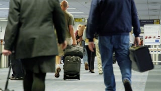 Travelers In Airport