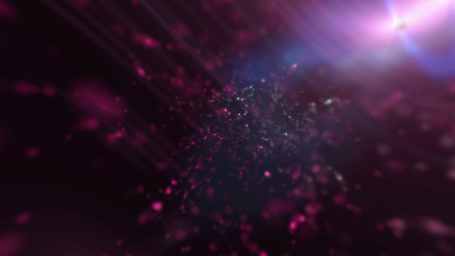 twinkling dust particles colored abstract deep purple background Stock
