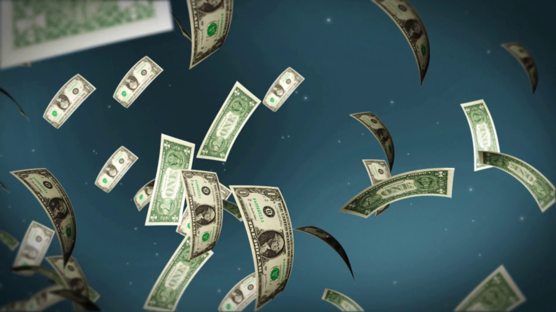 Usd Bill Flying Against Blue Bg Stock Motion Graphics SBV-304883070 ...