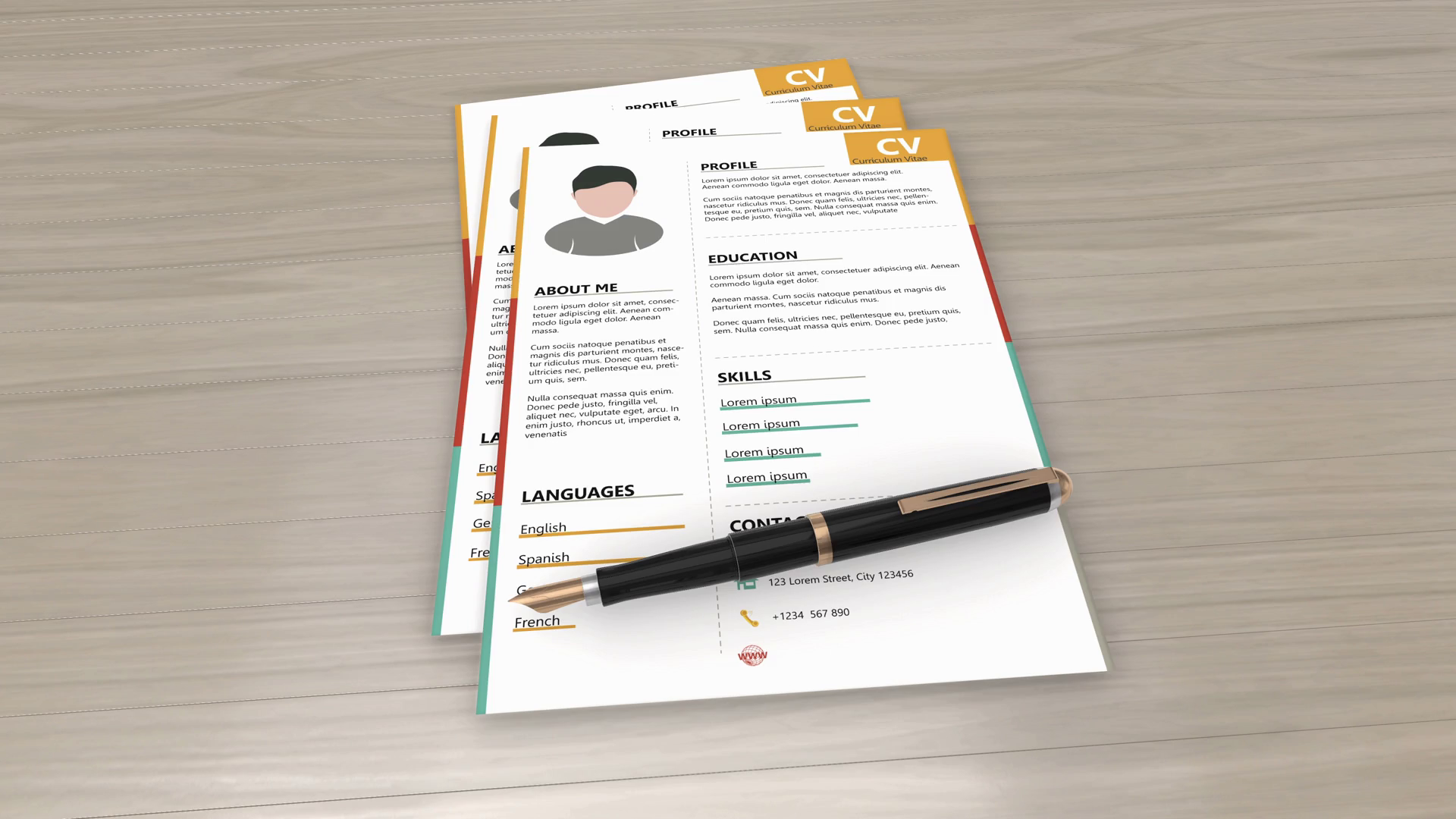 Flyby Camera Over Cv Curriculum - Videoblocks Flyby Camera Over Cv Curriculum Vitae Resumes On Wooden Table 4k Video Animation S29tib03e Thumbnail 1080 01