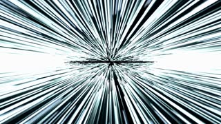 Hyperspace jump, scene of overcoming the temporary space in space, time machine, hyperspace jump 4K abstract video animation