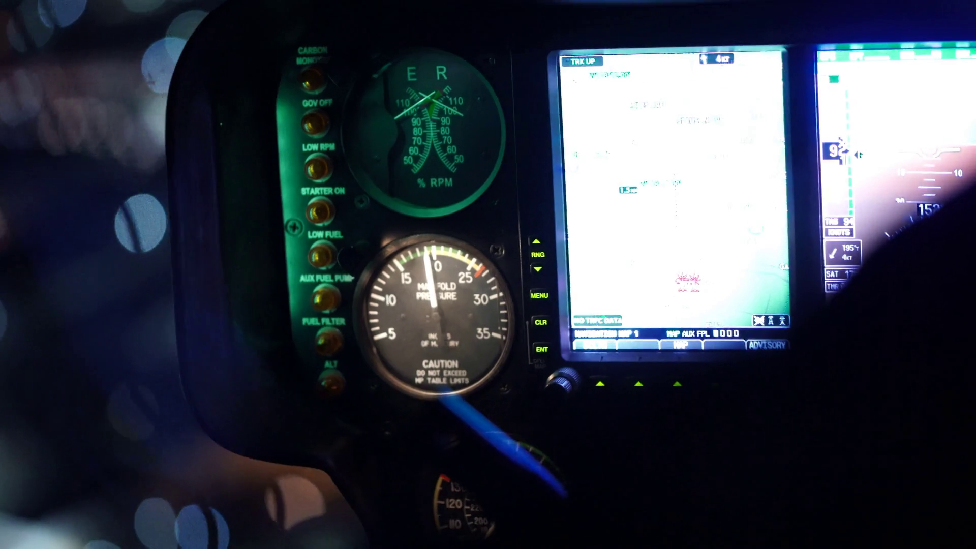 Helicopter instruments Night 06 Stock Video Footage 00:14 SBV-346744973 ...