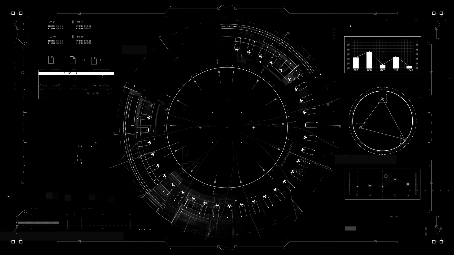 Complex Hud Display Stock Motion Graphics SBV-348439786 - Storyblocks