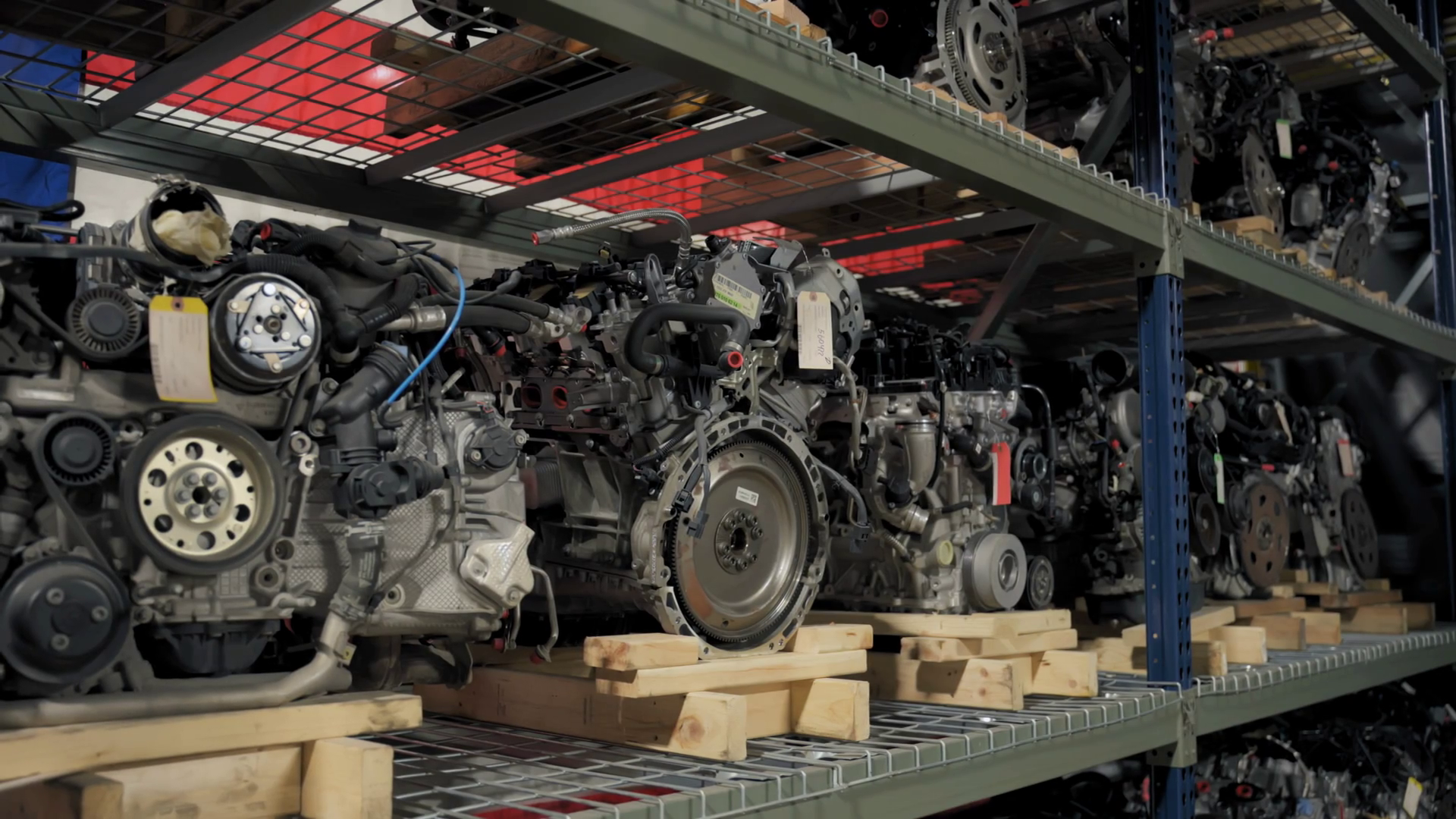 Warehouse Interior Of Oem Used Auto Parts Stock Footage SBV-351891384 ...