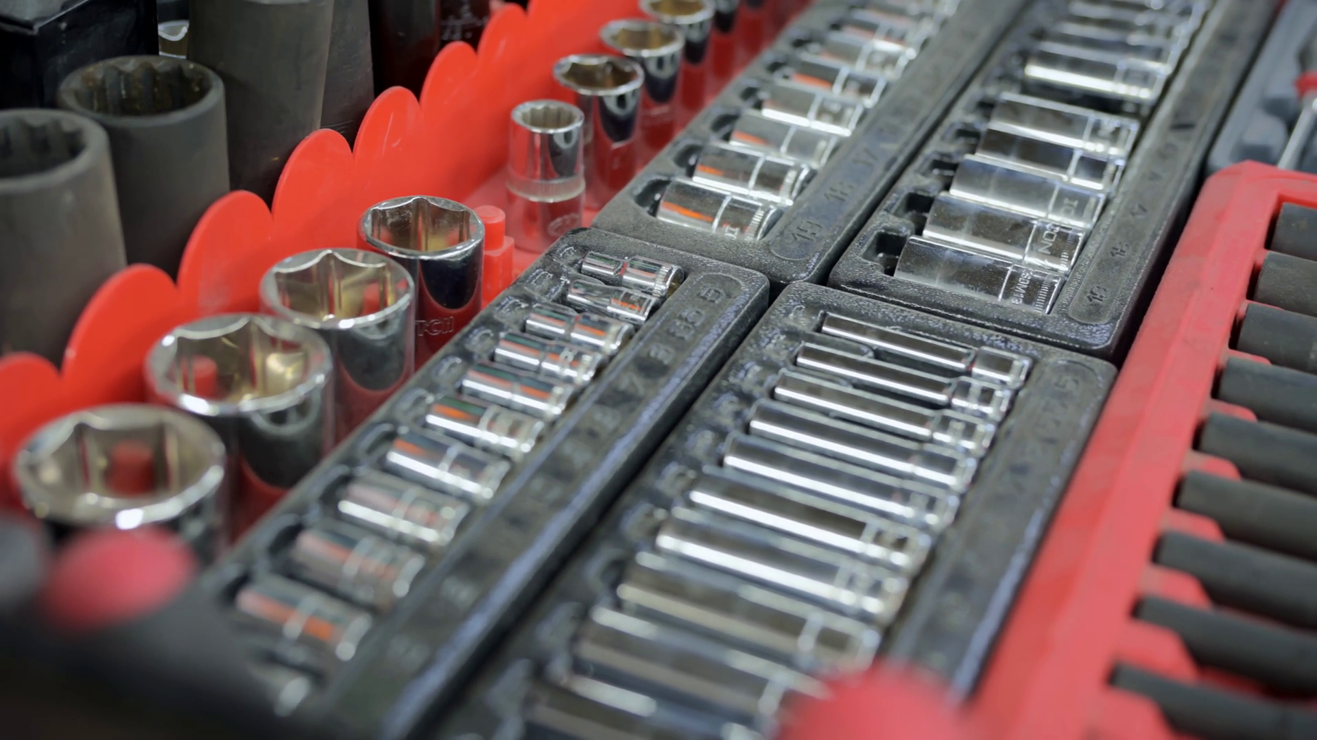 The Tool Box In Repair Shop Maintenance Kit Stock Footage SBV-352364162 ...