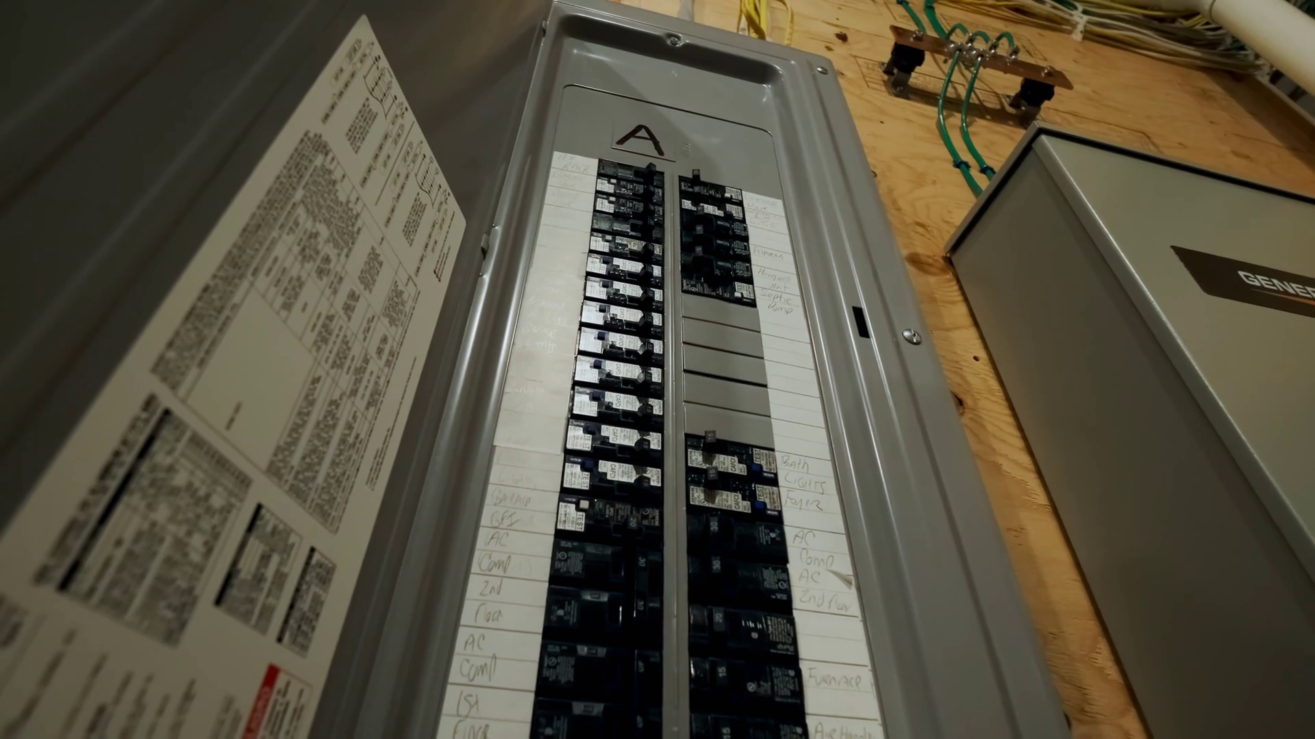Electrical Circuit Breaker Panel In New Stock Footage SBV347128664