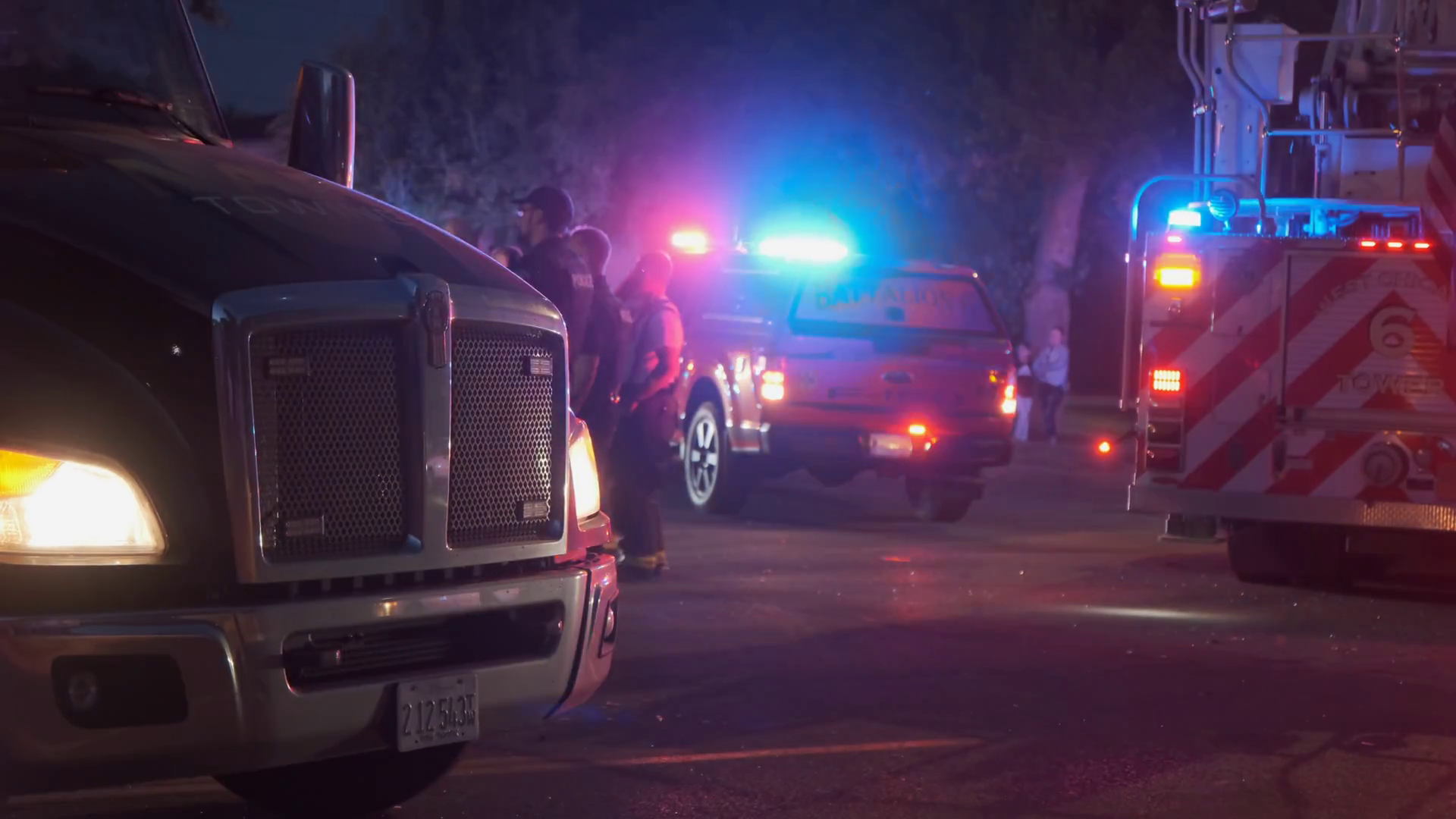 Police Car Emergency Vehicle Lights People Stock Footage SBV347727141