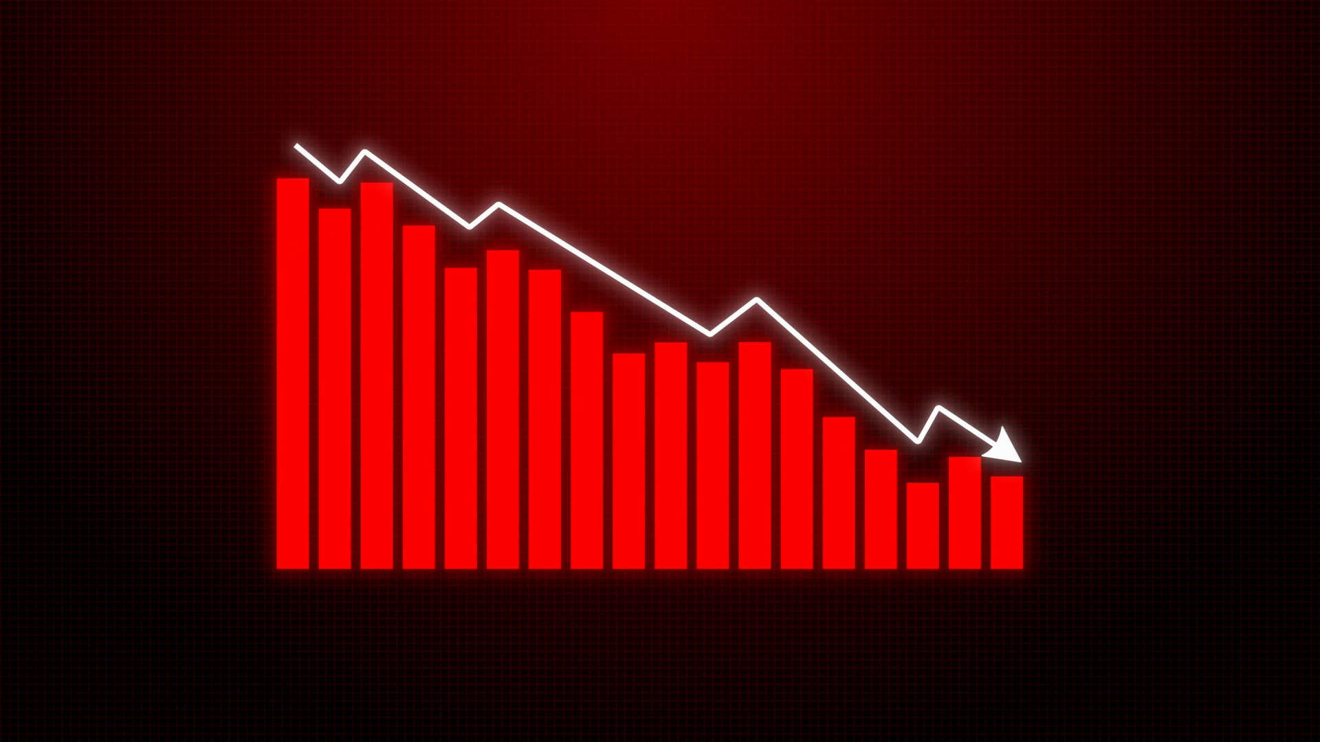 Business Loss Graph Graph Going Down Decline Stock Motion Graphics SBV ...
