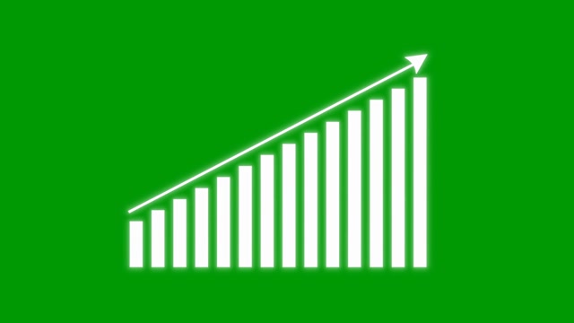 Increasing Graph Animation | Effects and Overlays motion backgrounds ...