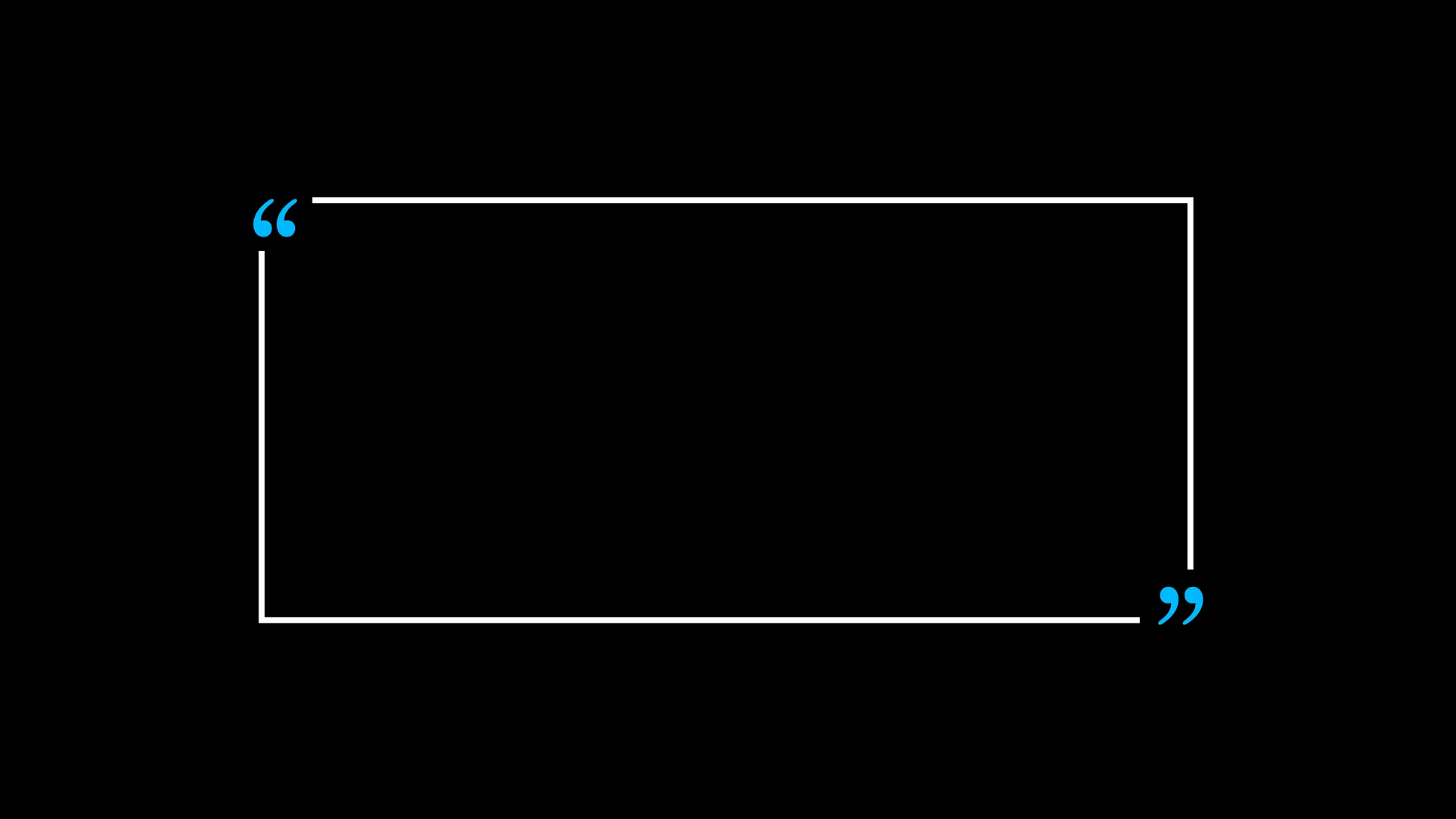 Text Quote Sign Frame Motion Graphic Stock Motion Graphics SBV ...