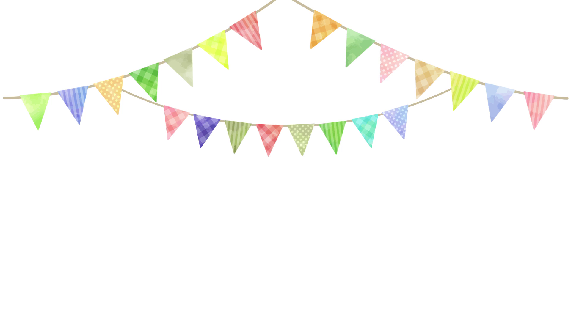 Watercolor Garland Animation Title Background Stock Motion Graphics SBV ...
