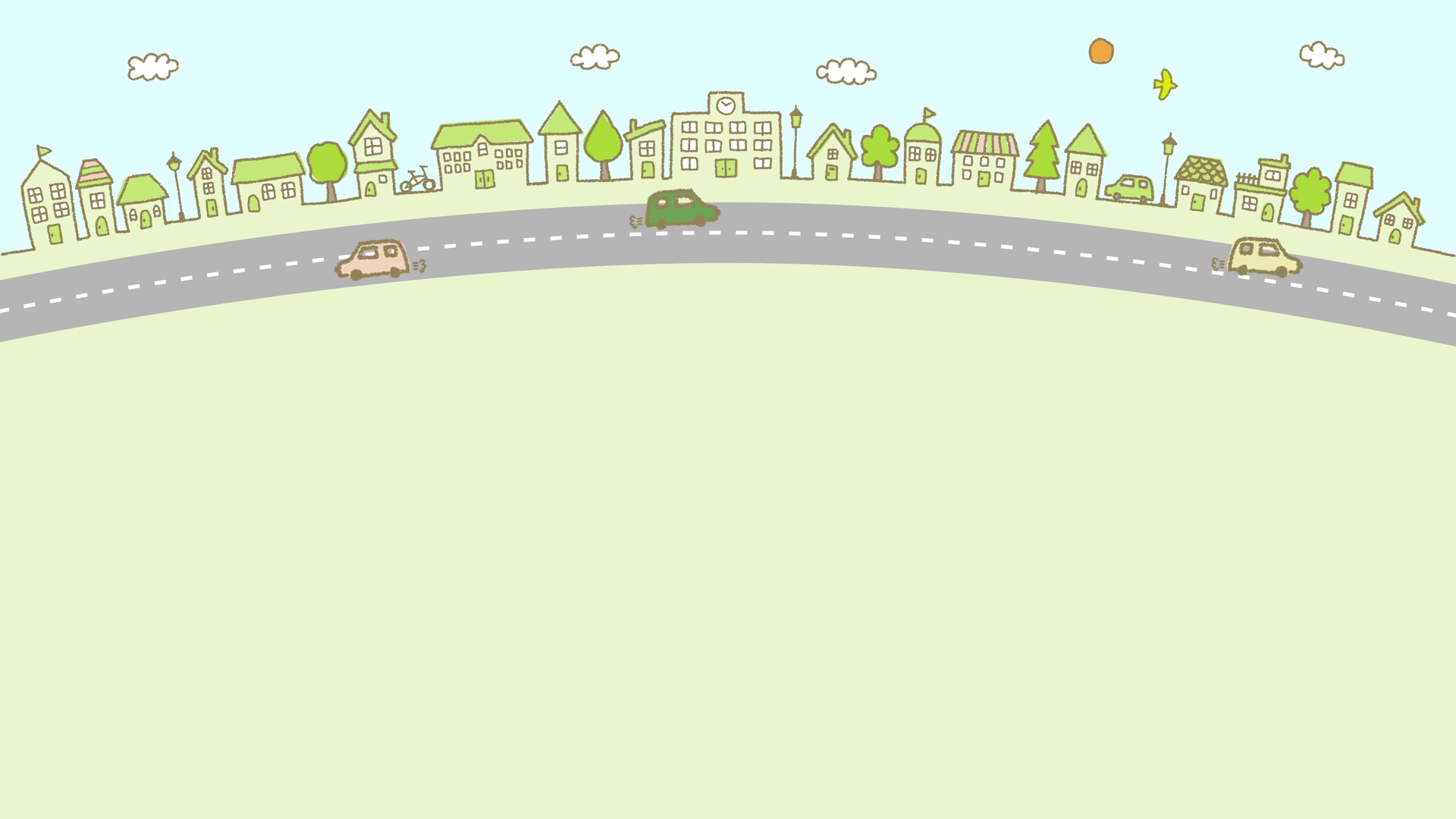 Vibrant Townscape Animation: Colorful Houses Stock Motion Graphics SBV ...